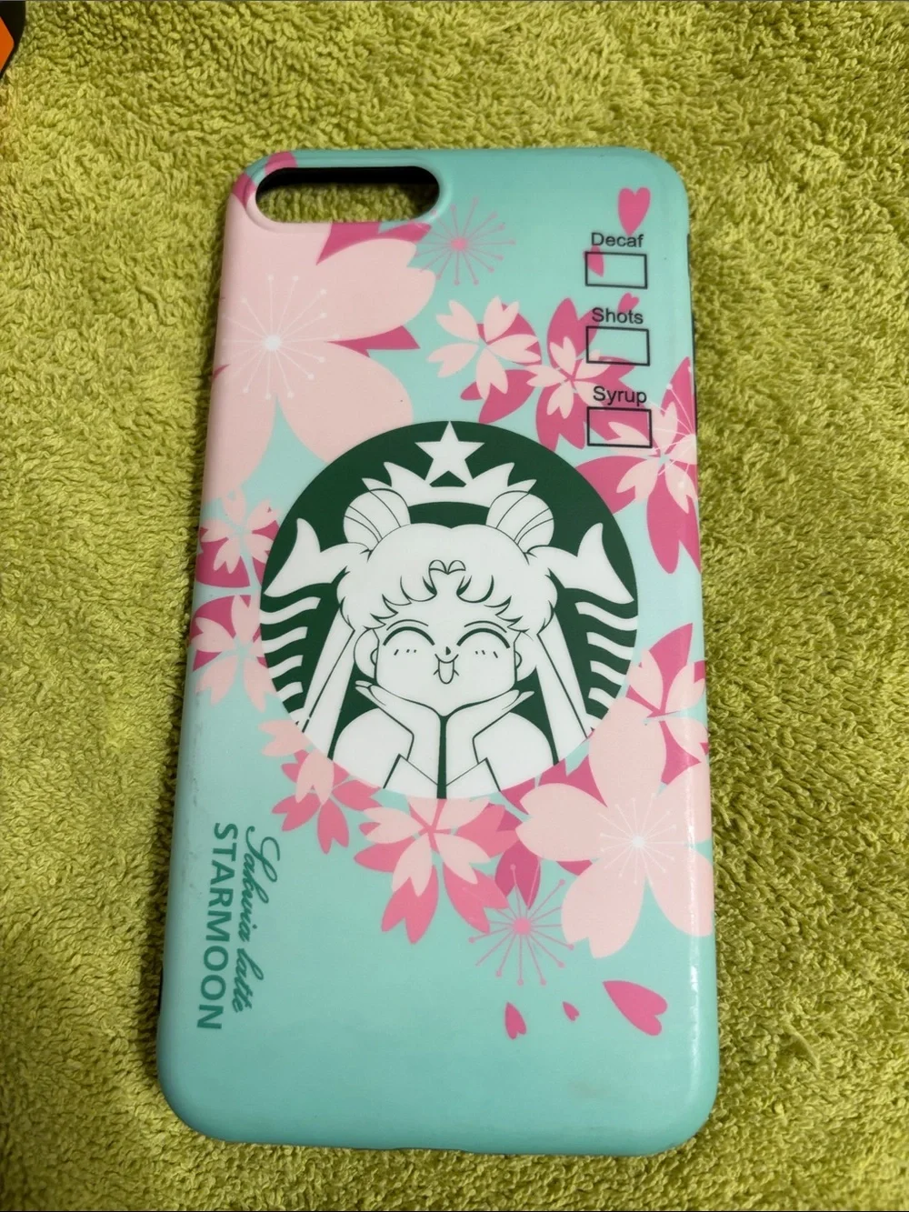 Usagi Tsukino (Sailor Moon) styled as the Starbucks siren IPhone 13 Case